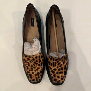 Array Freedom Black/Leopard loafer Size 9.5 Narrow